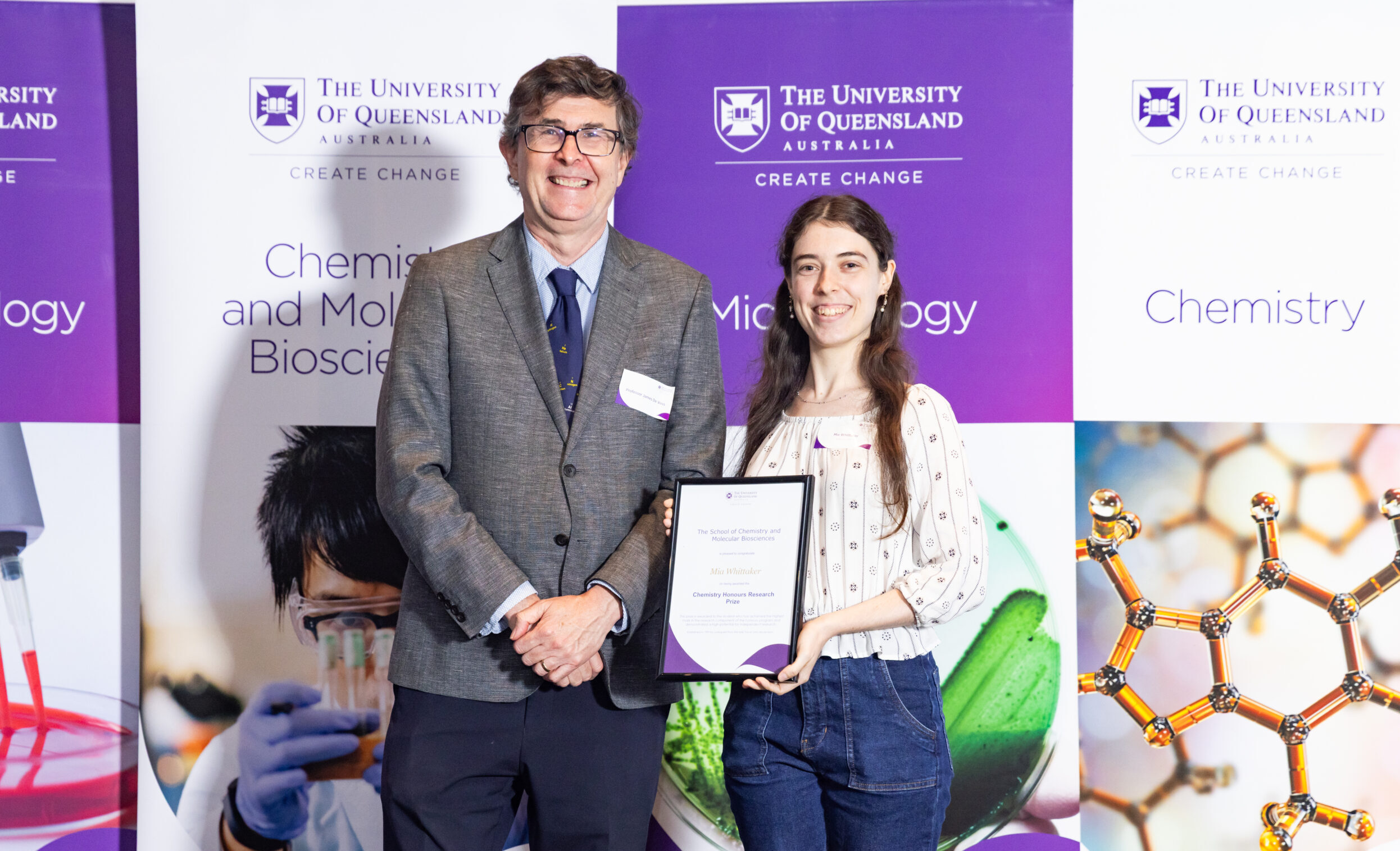 AMIO PhD student wins the Chemistry Honours Research Prize