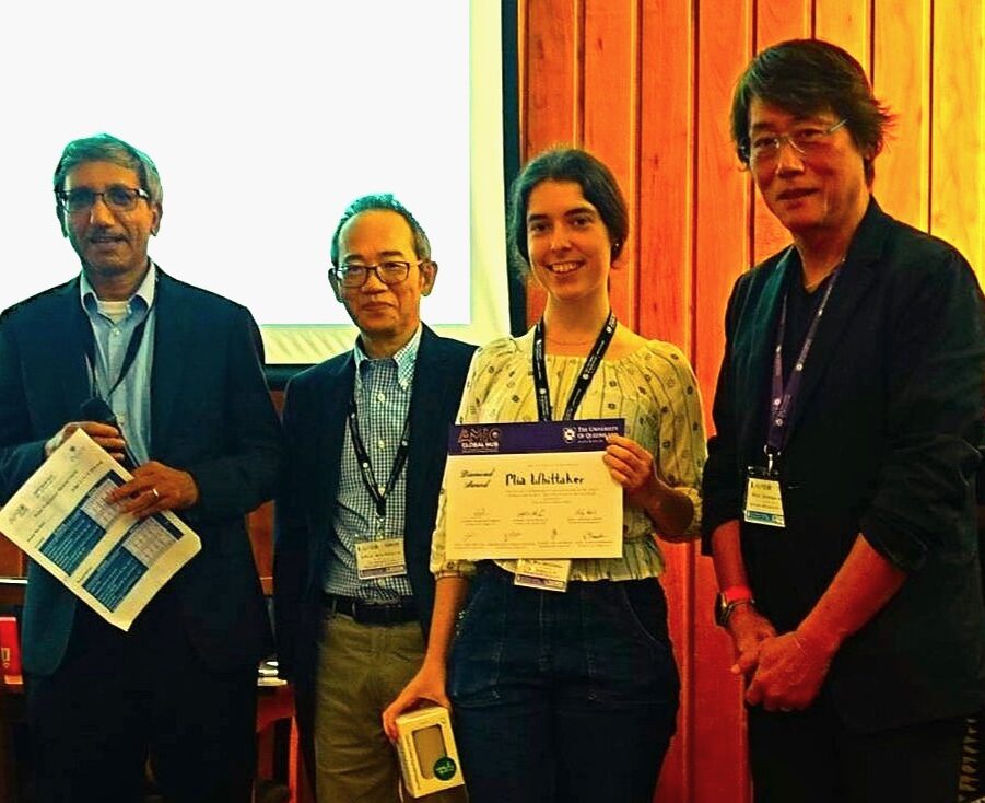 Mia Whittaker wins the 2025 AMIO Poster Presentation Prize