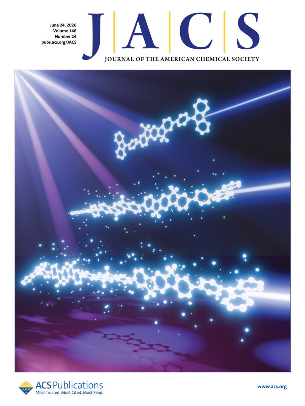 JACS Showcases Our Organic Semiconductor Laser Breakthrough on Issue Cover